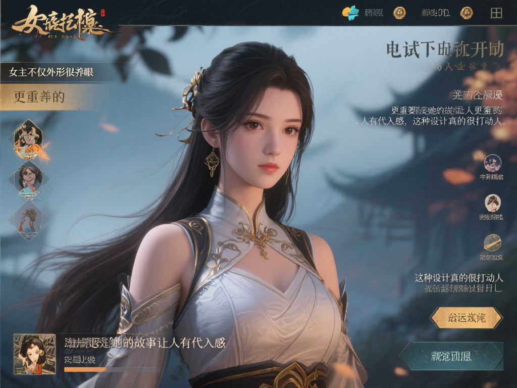 在试玩过程中，有玩家表示：“女主不仅外形