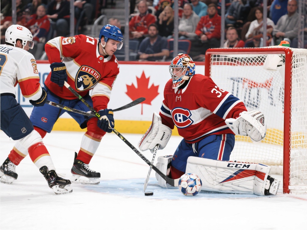 蒙特利尔加拿大人客场战胜佛罗里达美洲豹队 比赛开局阶段,佛罗里达美洲豹展现了他们强