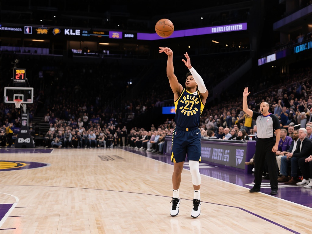 哈利伯顿绝杀三分 步行者惊天翻盘国王 在比赛的最后时刻,步行者一度落后国王5分