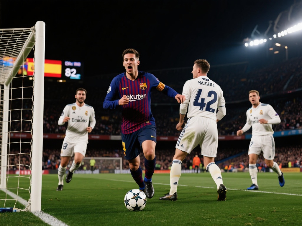 巴萨半场4-2力压皇马,国家德比82年来首次半场进球超6 西班牙国家德比从来不只是一场比赛,它承载