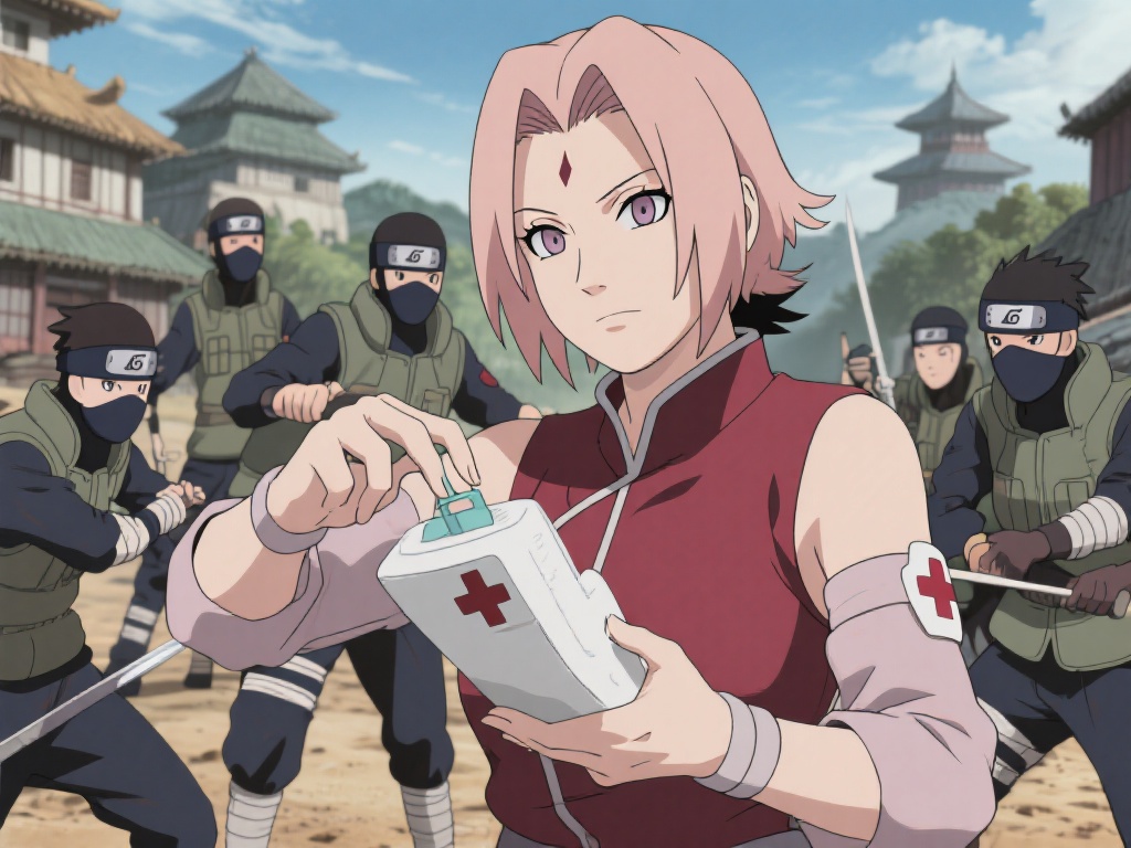 《火影》纲手医疗忍者方案对小队战斗力的影响分析 纲手这一策略在其他忍者村是少见的。像砂隐
