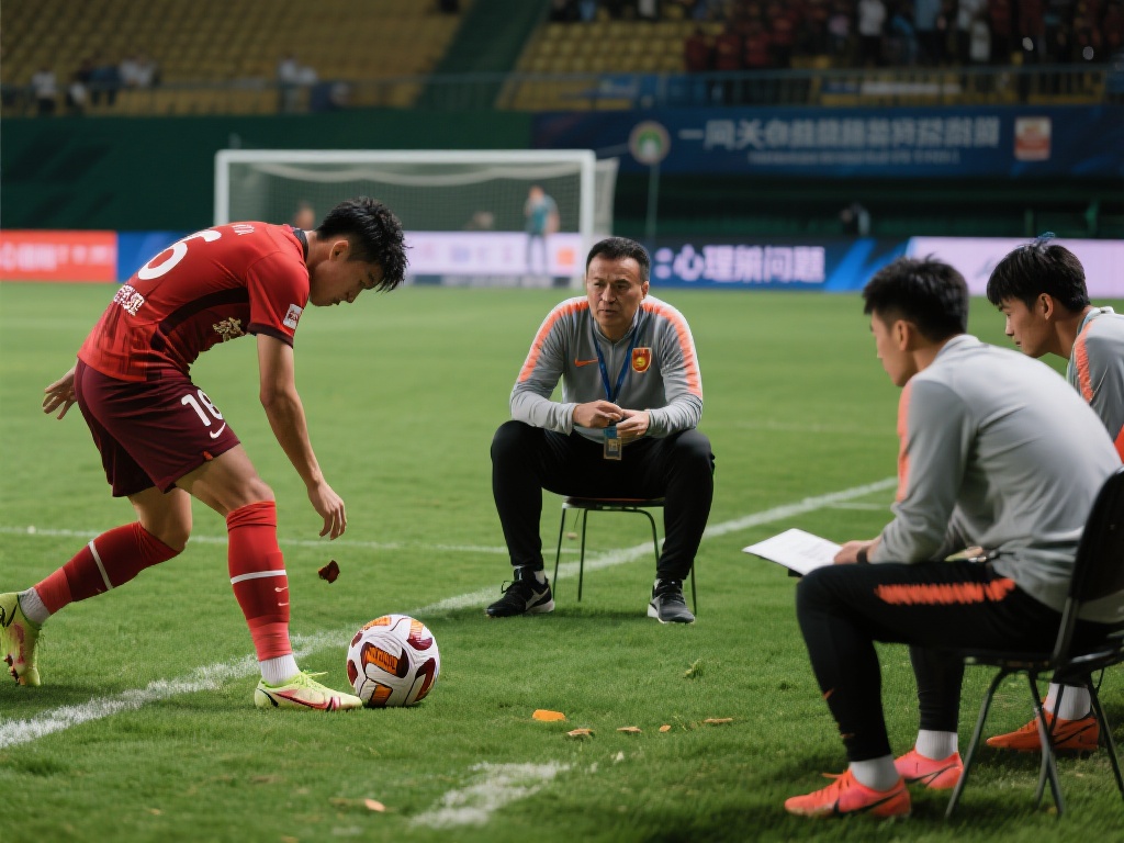 中国U22男足:挑战中砥砺前行 以某场关键资格赛为例,球队在上半场领先的