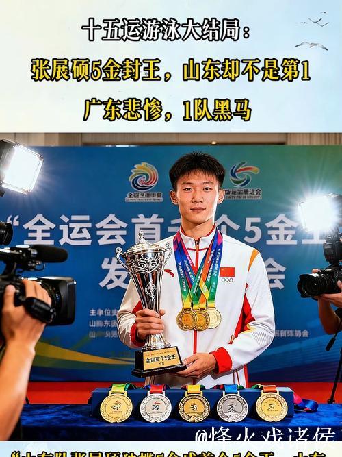 张展硕荣膺“五金王” 汪顺全运会金牌数达19枚