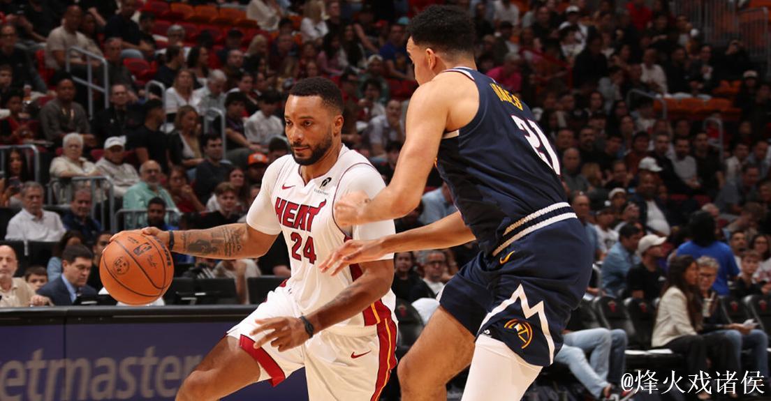 约基奇伤退鲍威尔砍25+4 热火狂胜掘金 约基奇伤退鲍威尔砍25+4 热火狂胜掘金